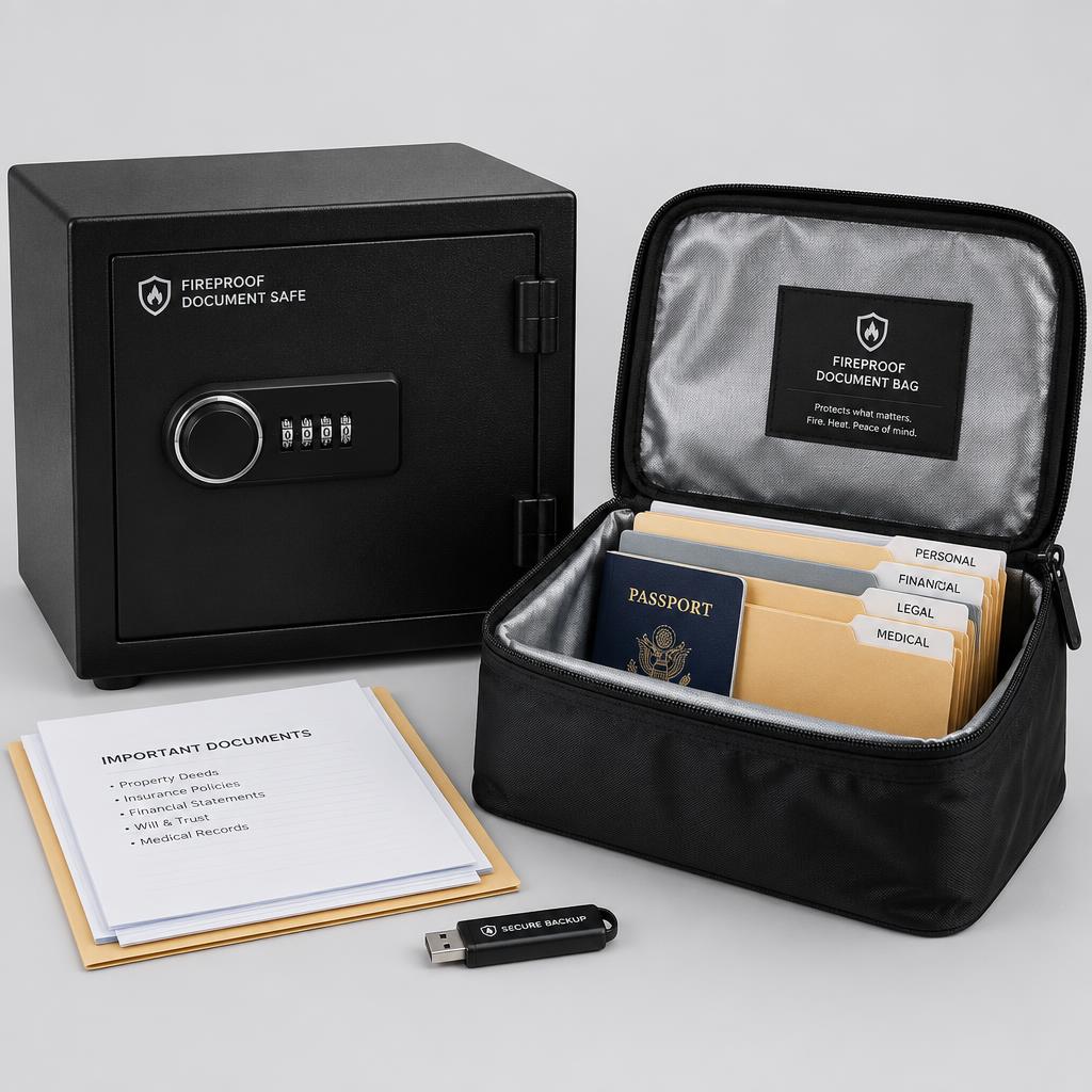 Fireproof Document Safe Kit